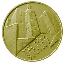 Zlatá investiční mince Hrad Buchlov 5000 Kč bk