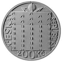Stříbrná mince 200 Kč * Jože Plečnik BK 2022