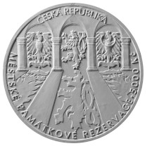 Zlatá investiční mince Městská památková rezervace Kroměříž 5000 Kč B.K.