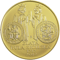 Zlatá mince ZLATÁ BULA SICILSKÁ 10000 Kč BK