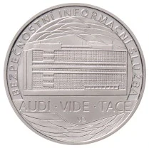 Stříbrná mince 100 Kč Bezpečnostní informační služba PROOF 2024