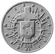 Stříbrná mince 200 Kč Josef Karel Matocha jmenován arcibiskupem olomouckým PROOF 2023