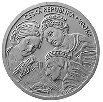 Stříbrná mince 200 Kč † Karel Škréta PROOF 2024