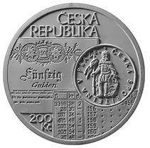 Stříbrná mince 200 Kč Založení české spořitelny Böhmische Sparkasse BK 2025