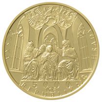 Zlatá investiční mince Hrad Švihov 5000 Kč bk