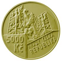 Zlatá investiční mince Hrad Buchlov 5000 Kč bk
