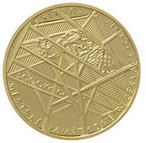 Zlatá investiční mince Městská památková rezervace Cheb 5000 Kč BK