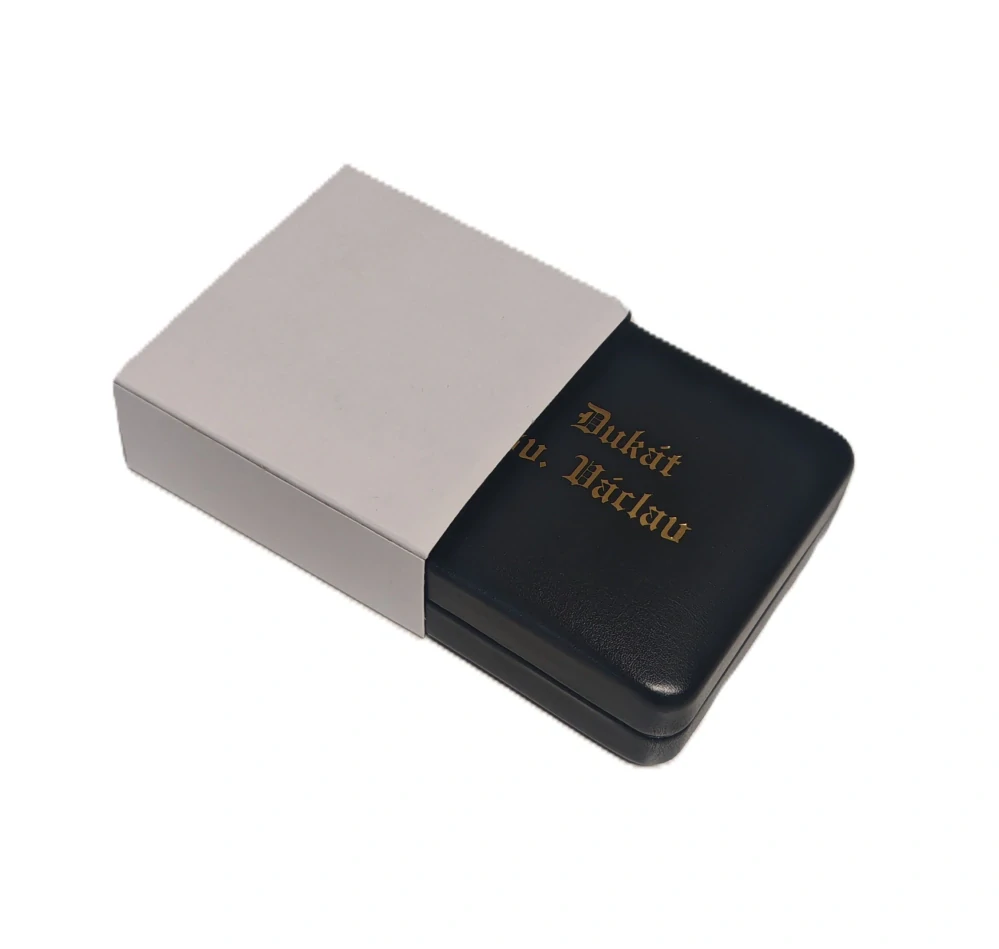 Etue kožená krabička pro dukát sv. Václav 2024